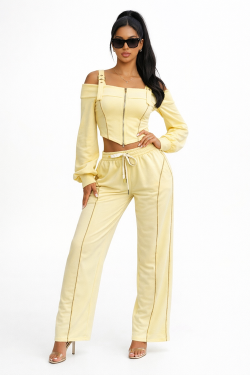 Off Shoulder Pants Set — view 5