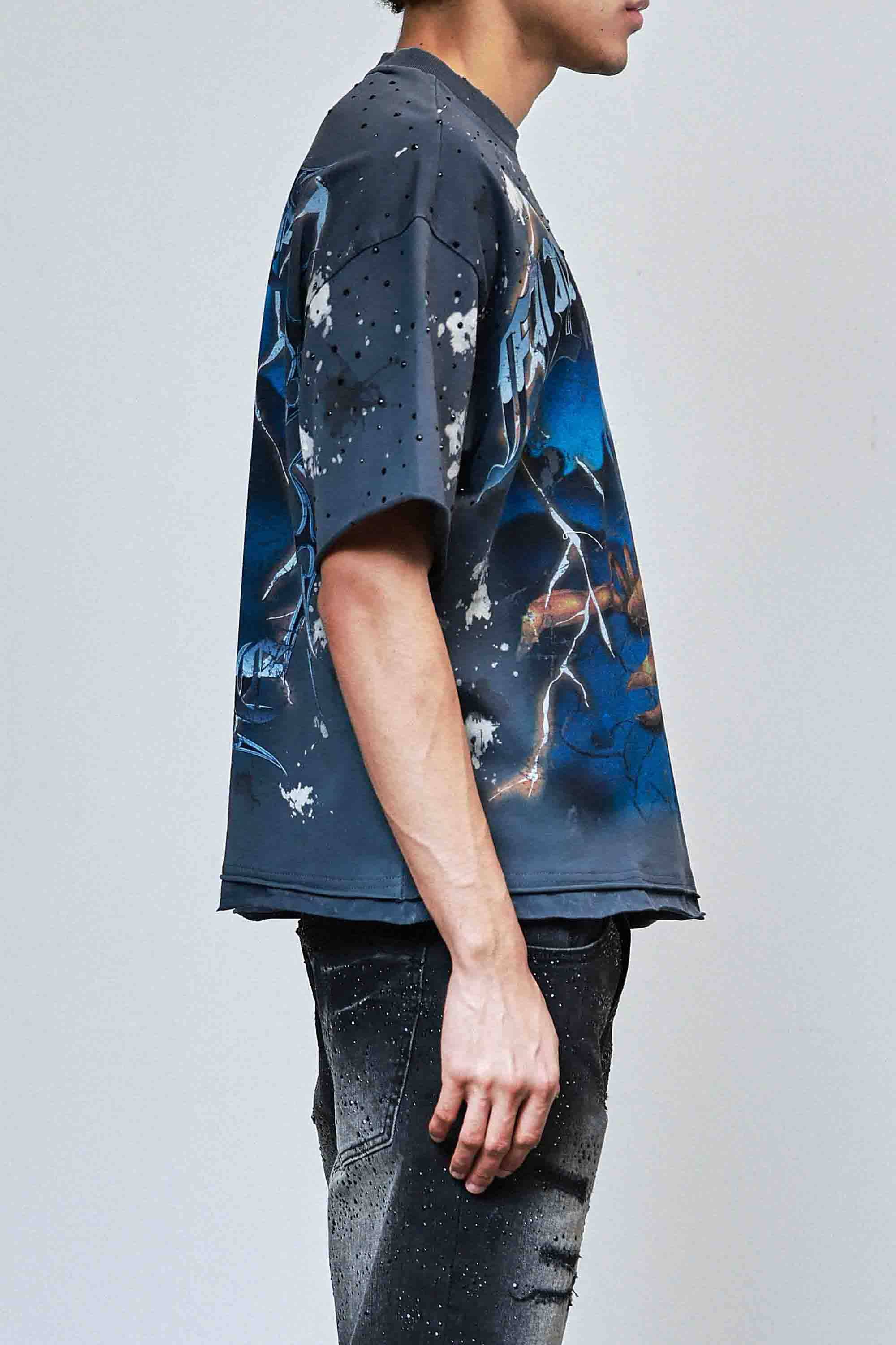 Be Fierce Thunder Scorpion Cropped Tee — view 5