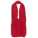 Sexy Deep V Neck Halter Backless Bodycon Mini Dress — view 3