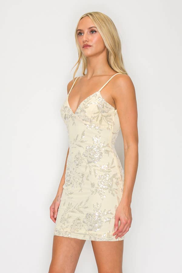 Sequin Floral Butterfly Mini — view 6