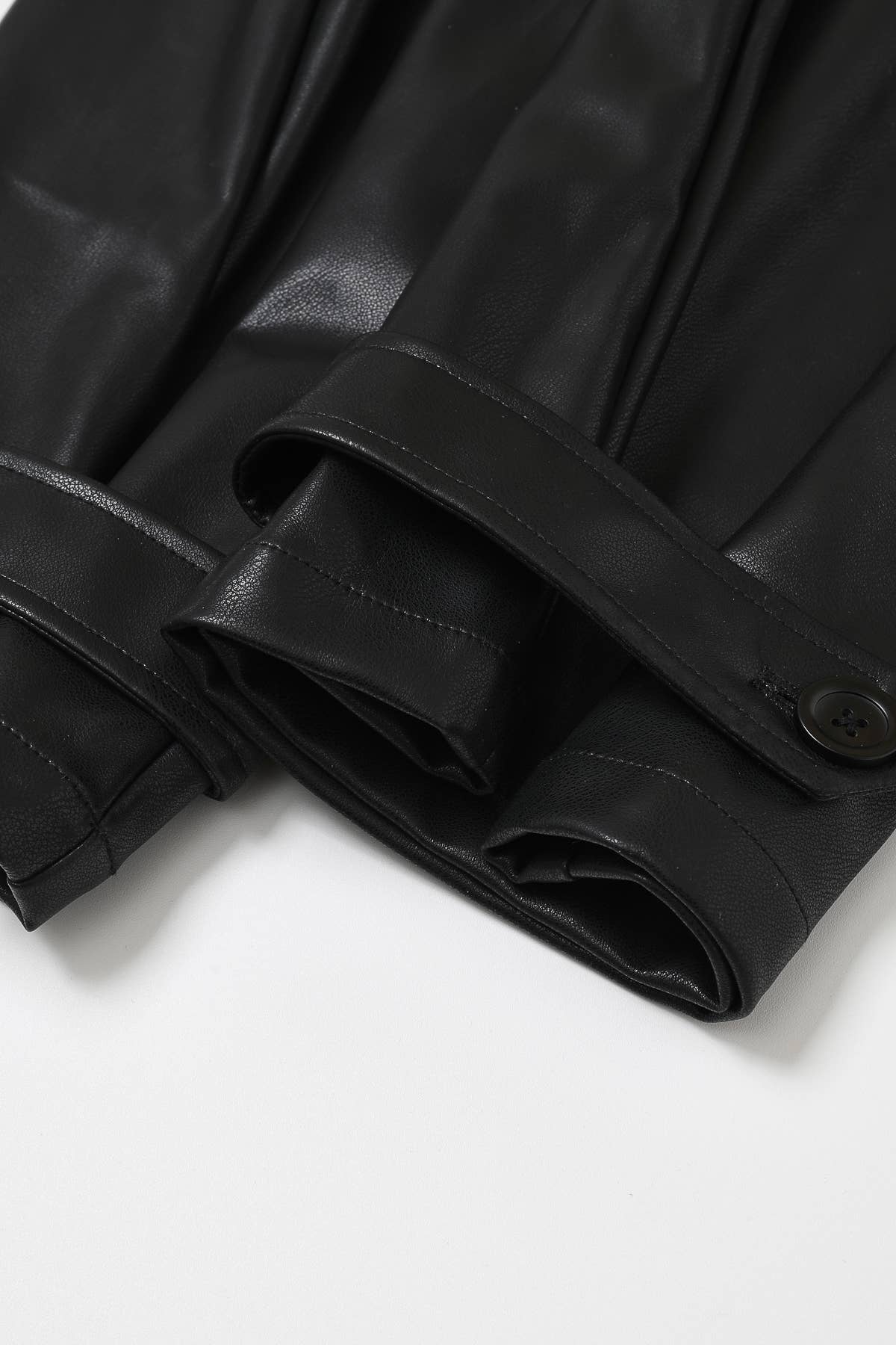 Monique PU Pleated Pants — view 7