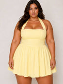 Plus Size Mini Summer Dress