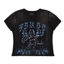 Wake Up and Be Fierce Flame Tee — view 2