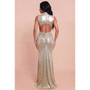 Metallic Resin Trim Dress — view 2