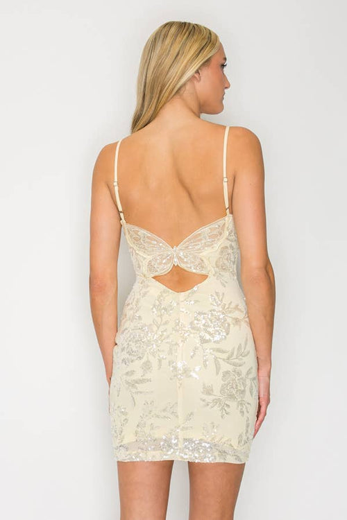 Sequin Floral Butterfly Mini — view 7