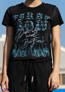 Wake Up and Be Fierce Flame Tee