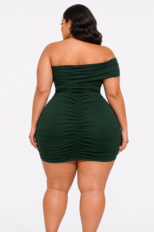 Plus Size Mini Party Dress — view 3