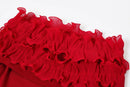 Micro Pleated Ruffle Off Shoulder Top — view 3