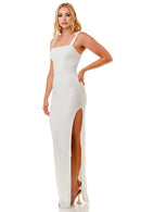 Sequin Ribbon Embellished Maxi Dress