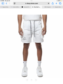 Smoke Rise Printed Utility Lounge Windbreaker Shorts — view 4