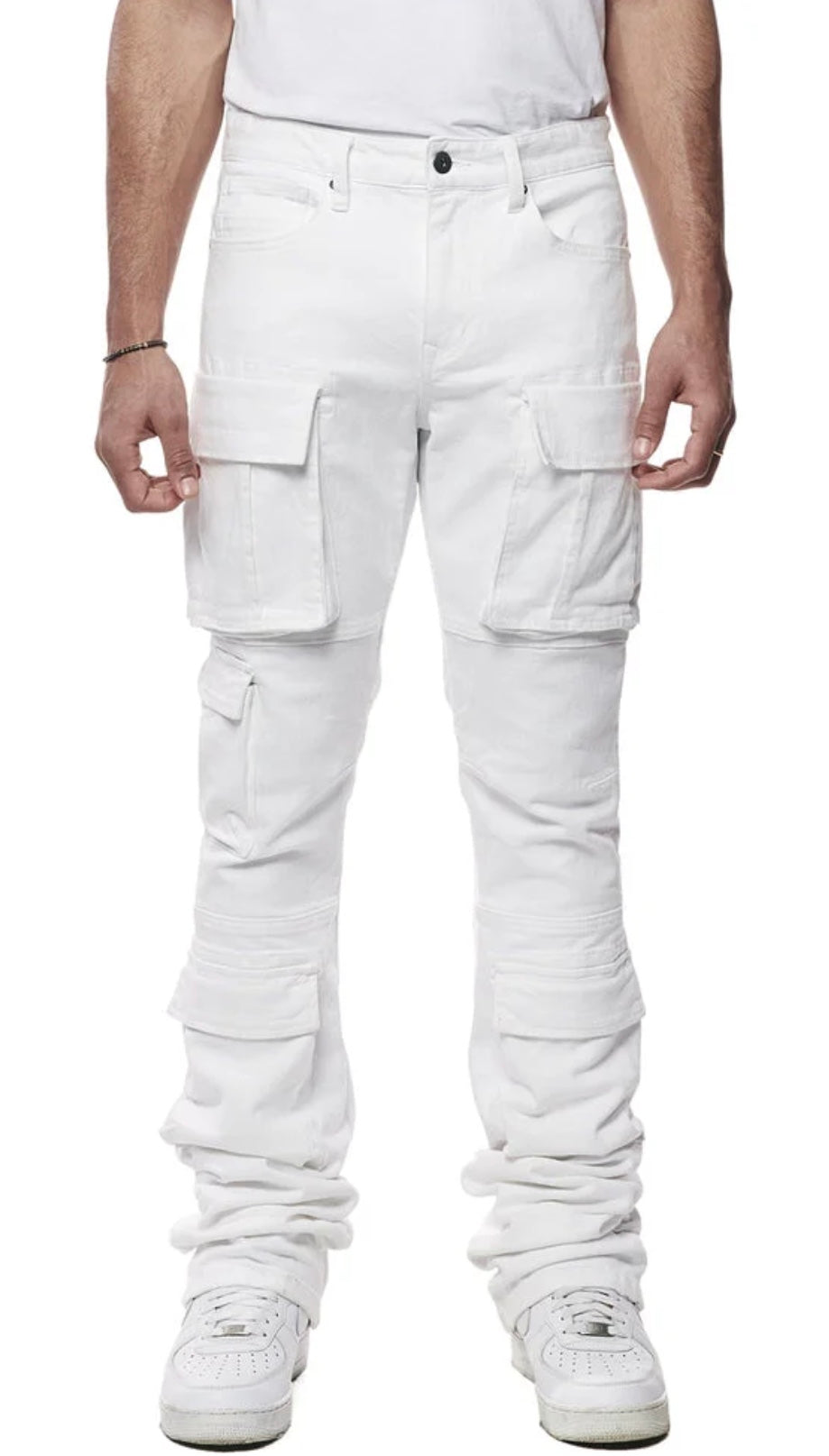 Smoke Rise “Utility Multi Pocket” Stacked Jeans