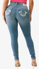 True Religion Jennie I Love True Religion Curvy Skinny Jeans — view 2