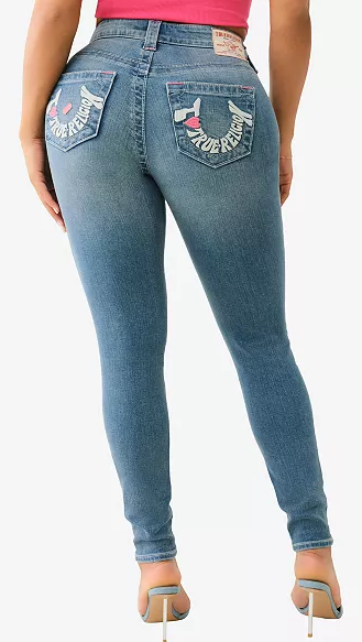 True Religion "Jennie I Love True Religion Curvy Skinny" Jeans