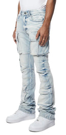 Smoke Rise Utility Multi Pocket Stacked Jeans — view 4