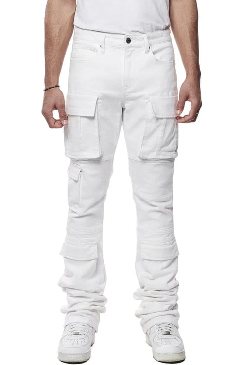 Smoke Rise Utility Muti Pocket Stacked Jeans