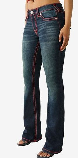 True Religion "Becca Crystal Horseshoe Super T Bootcut "Jeans