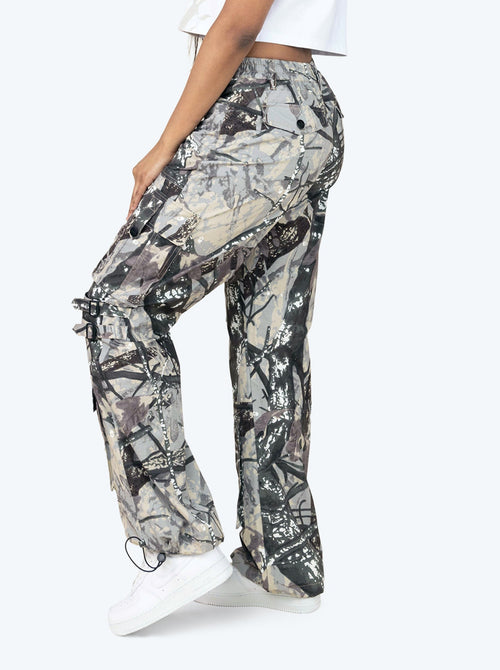 Smoke Rise Wide Utility Windbreaker Cargo Pants — view 5