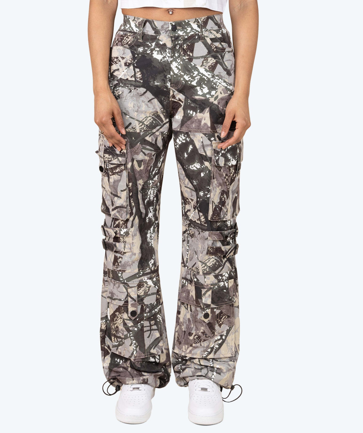 Smoke Rise "Wide Utility Windbreaker" Cargo Pants