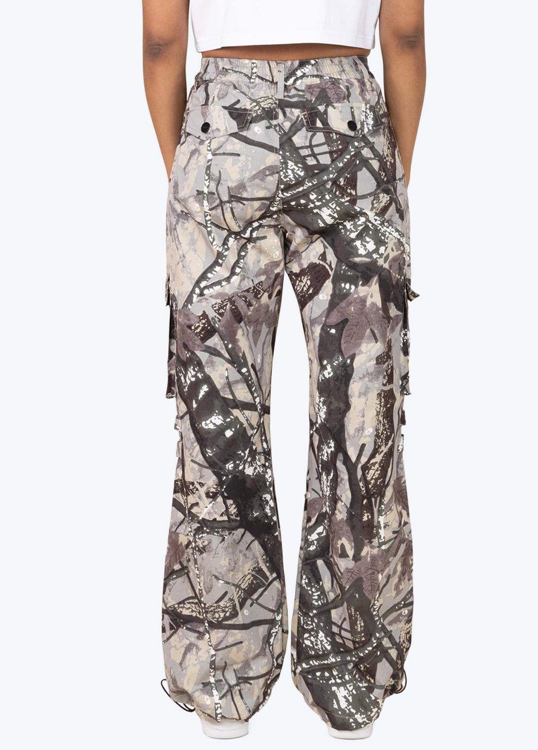 Smoke Rise Wide Utility Windbreaker Cargo Pants — view 2