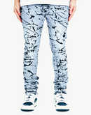 LTK Men's Premium Heavy Washed Skinny Denim Pants