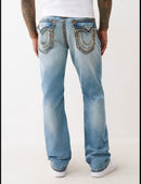 True Religion Ricky Rope Stitch Straight Jeans — view 2