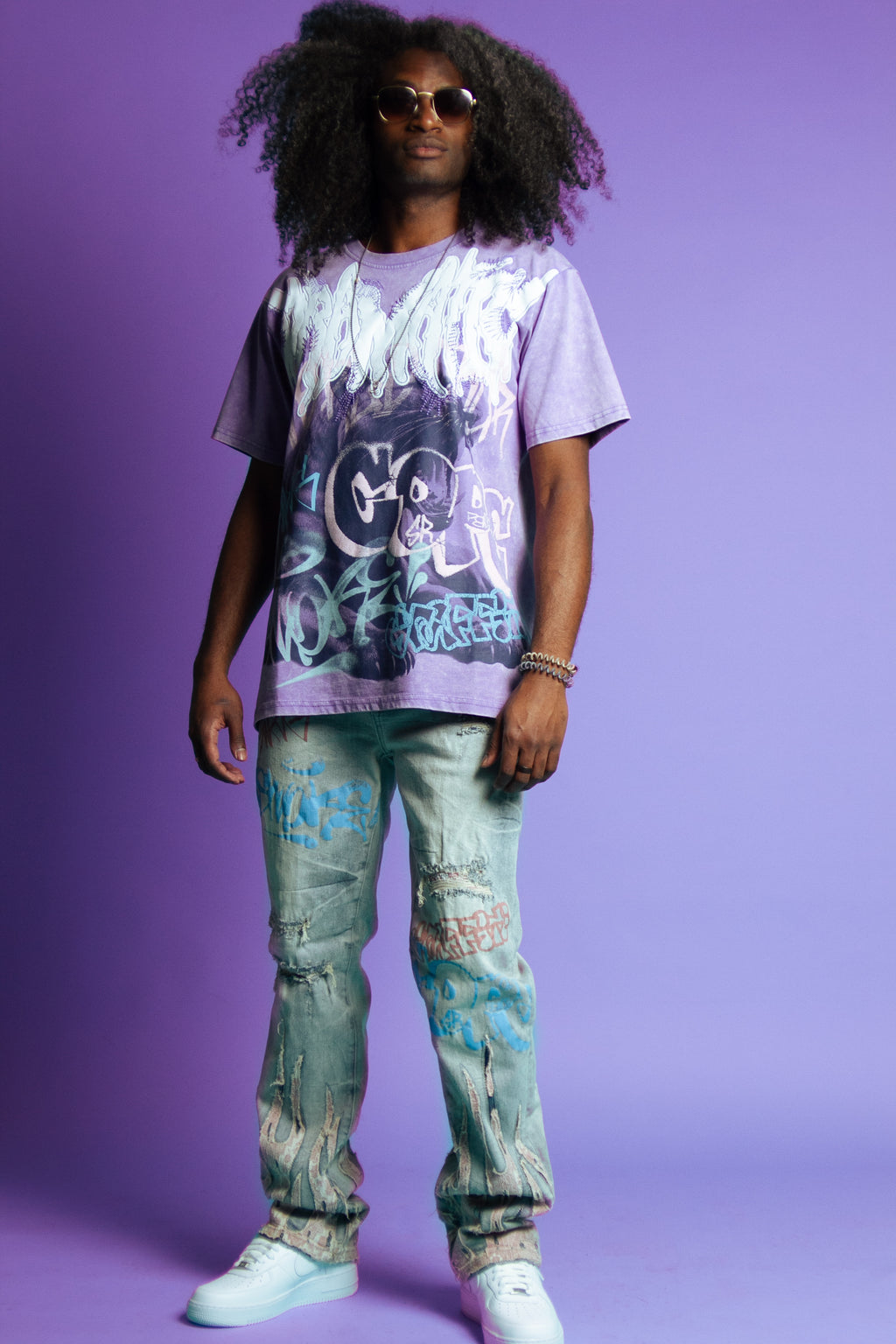 Smoke Rise "Dystopia Long Straight Fit" Jeans