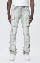 Smoke Rise Utility Multi Pocket Stacked Jeans — view 3
