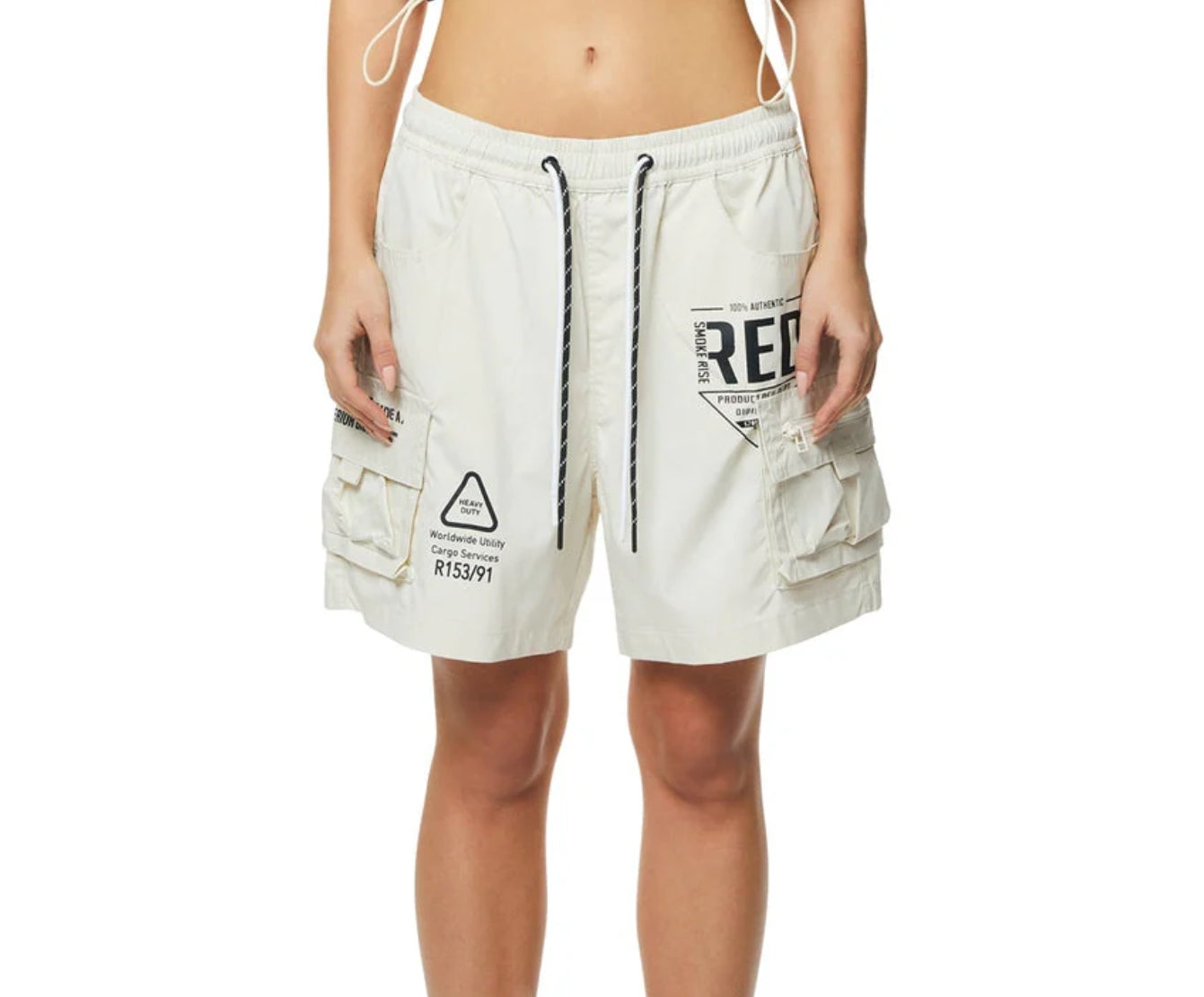 Smoke Rise Slouch Utility Shorts — view 7