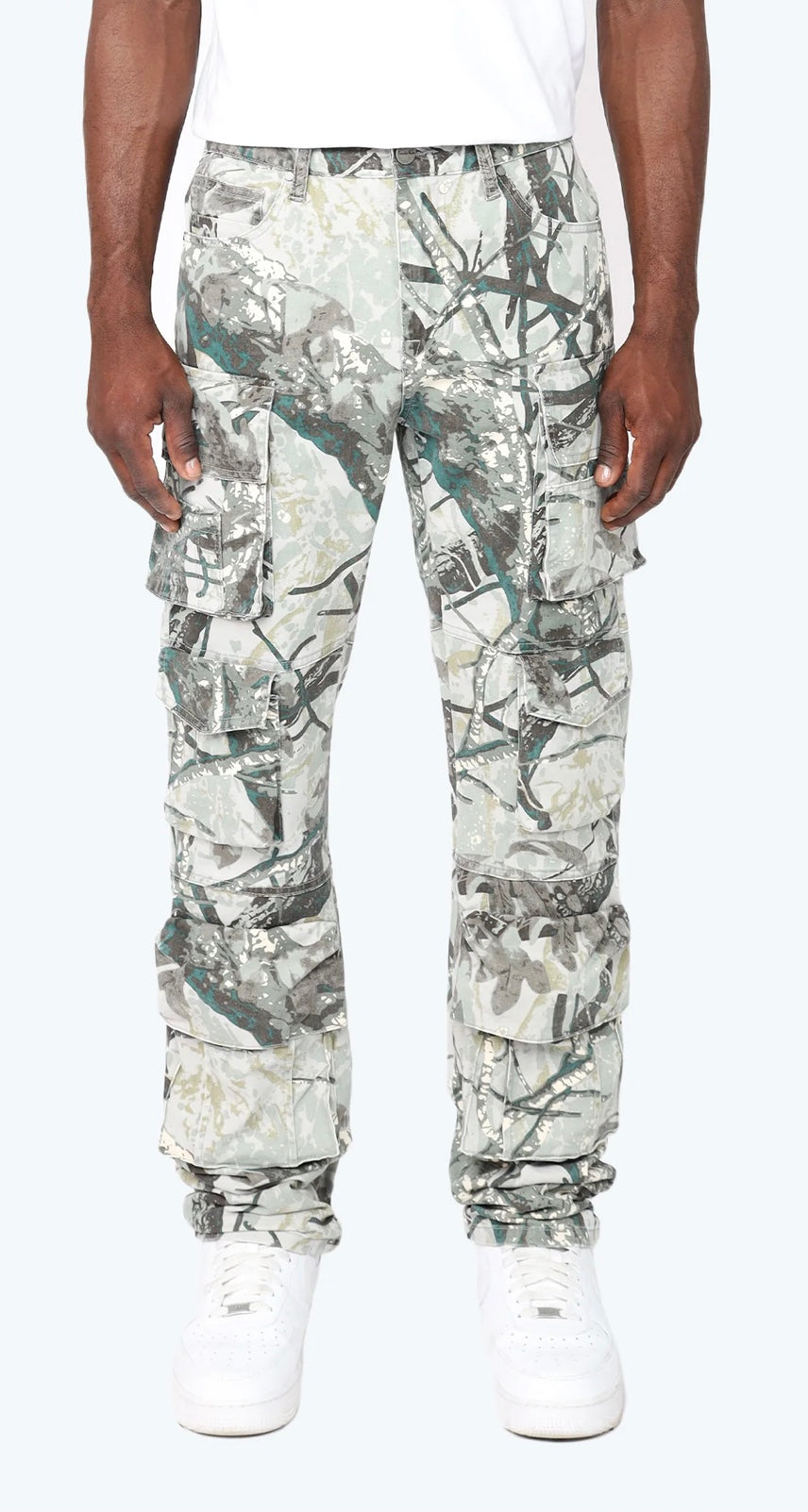 Smoke Rise "Utility Twill - Wren Camo" Cargo Pants