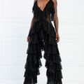 Open Hip Lace Suit