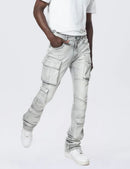 Smoke Rise Utility Multi Pocket Stacked Jeans — view 9