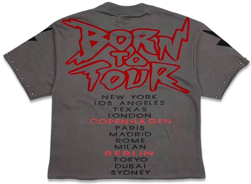 BKYS "Born To Tour Cropped" Tee