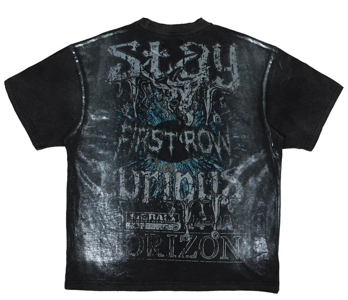 First Row Stay Curious Eyeball Foil Tee — view 3