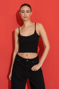 28846 RUFFLE-TRIM CROP CAMI