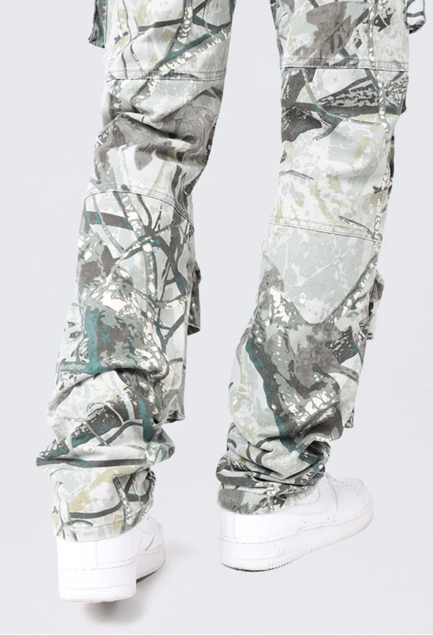 Smoke Rise "Utility Twill - Wren Camo" Cargo Pants
