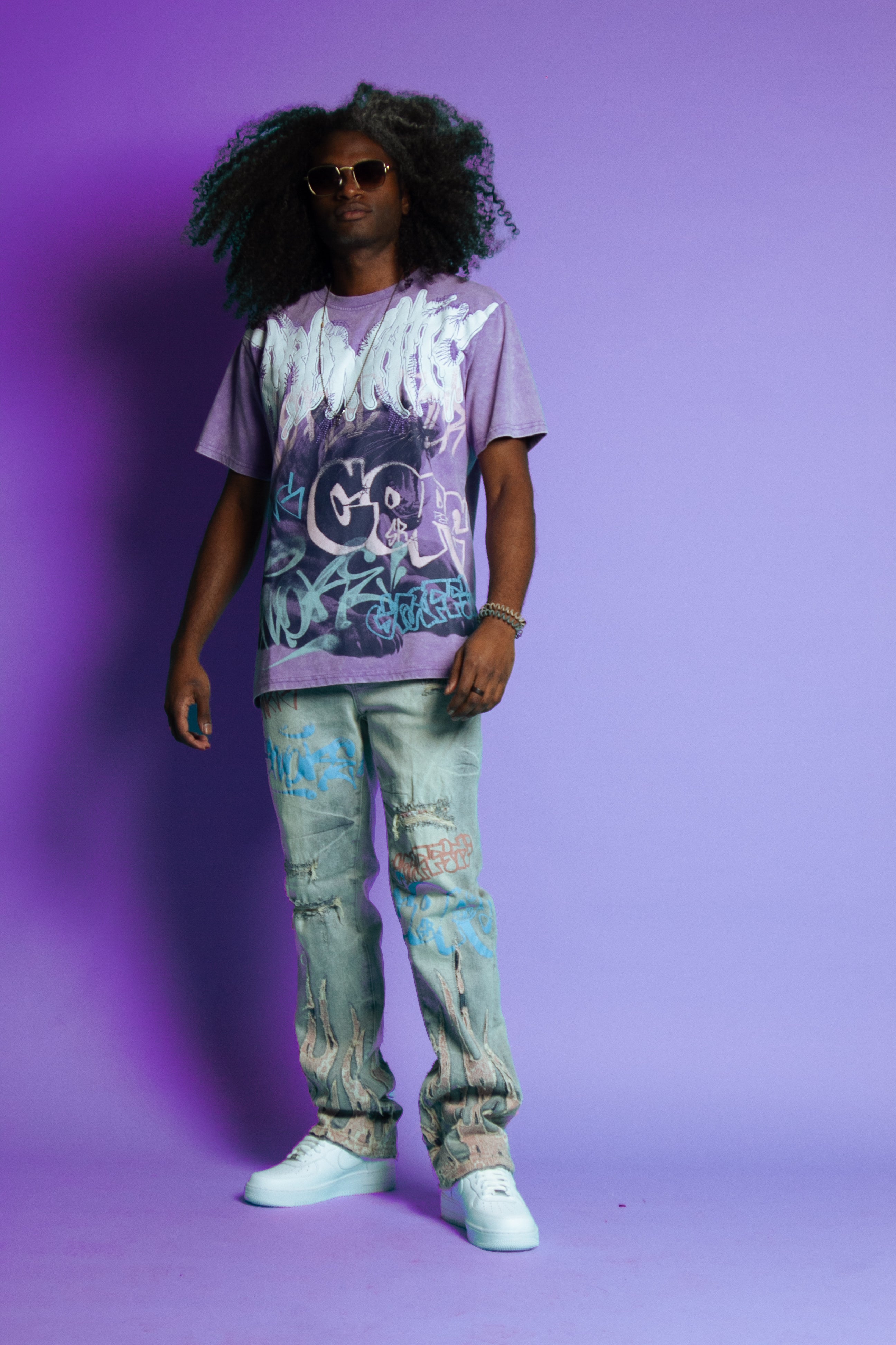 Smoke Rise "Dystopia Long Straight Fit" Jeans