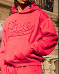 True Religion "Cinched Logo Applique" Hoodie