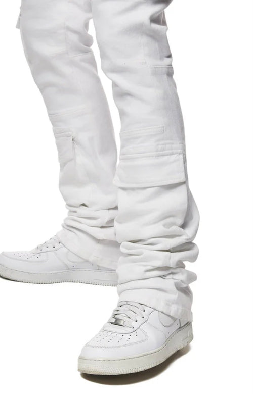 Smoke Rise Utility Multi Pocket Stacked Jeans — view 5