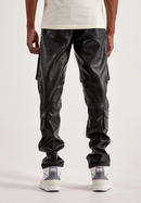 First Row Leather Racing Cargo Pants — view 3