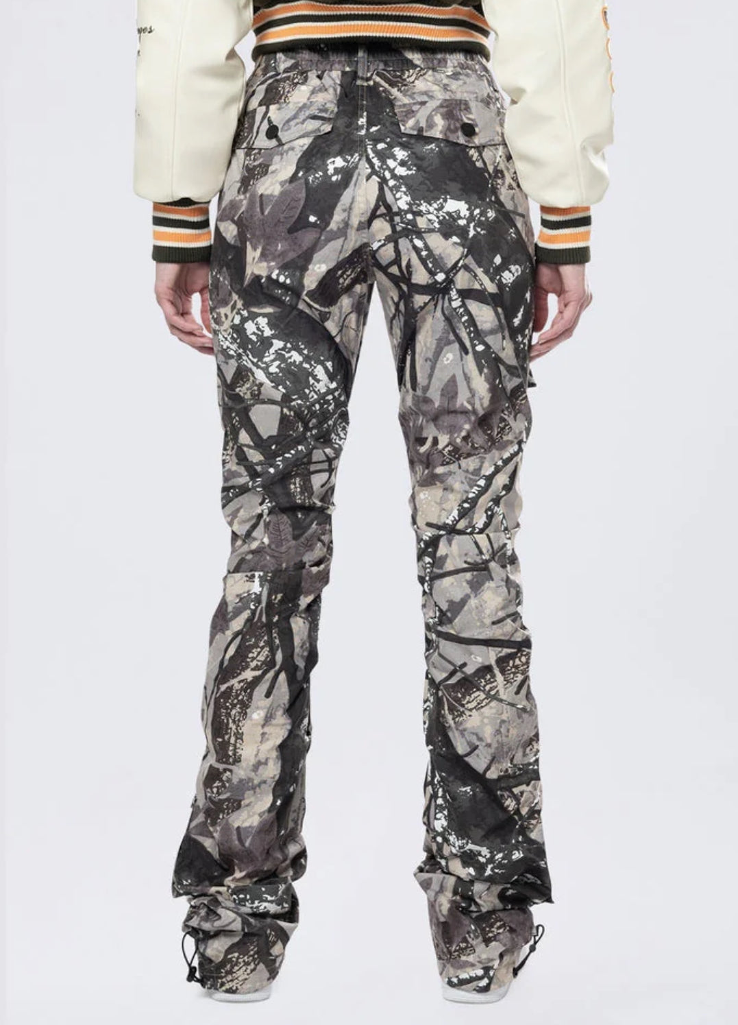 Smoke Rise "High Rise Stacked Windbreaker" Sweatpants