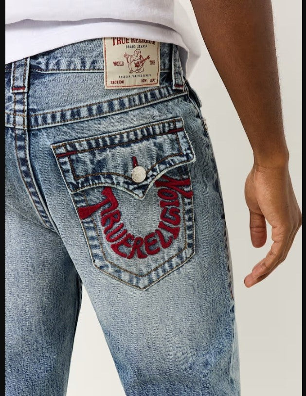True Religion Ricky Warped Horseshoe Straight Jeans — view 3