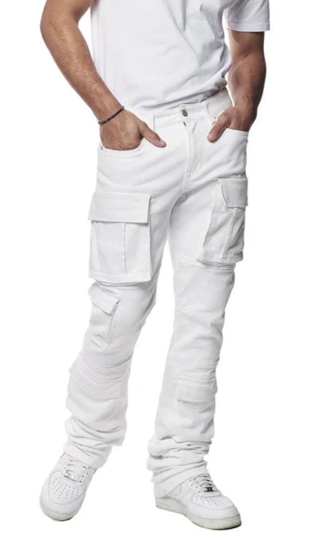 Smoke Rise Utility Multi Pocket Stacked Jeans — view 11