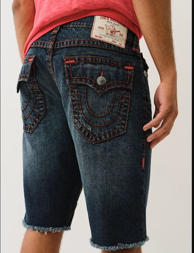 True Religion "Ricky Super T Frayed" Shorts