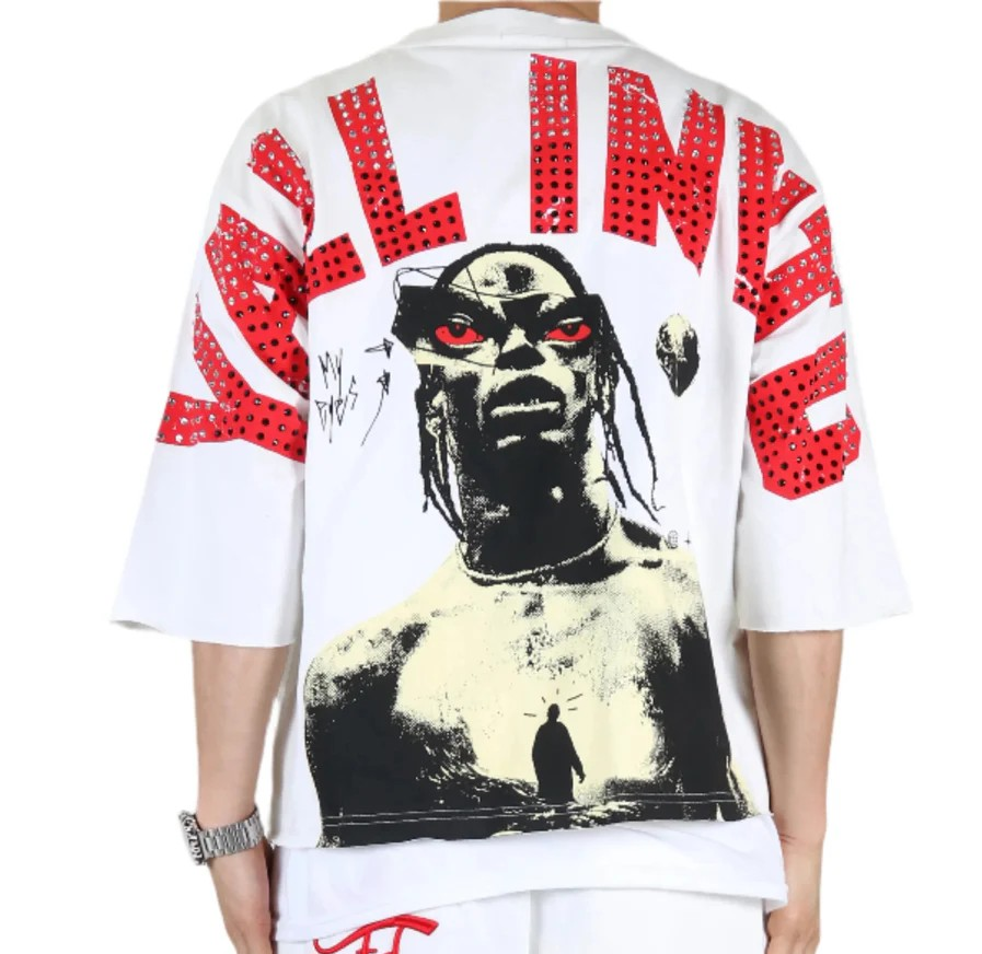 LTK "KINON SN/ Jersey 3/4 Sleeve Crop Top" Tee