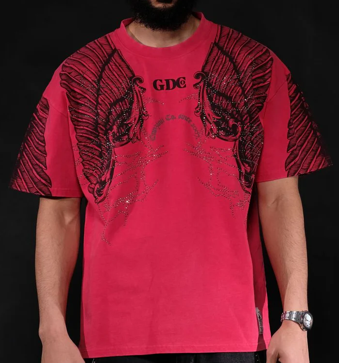 Gunzinii "Rhinestone Wings" T-Shirt