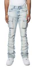 Smoke Rise Utility Multi Pocket Stacked Jeans — view 7
