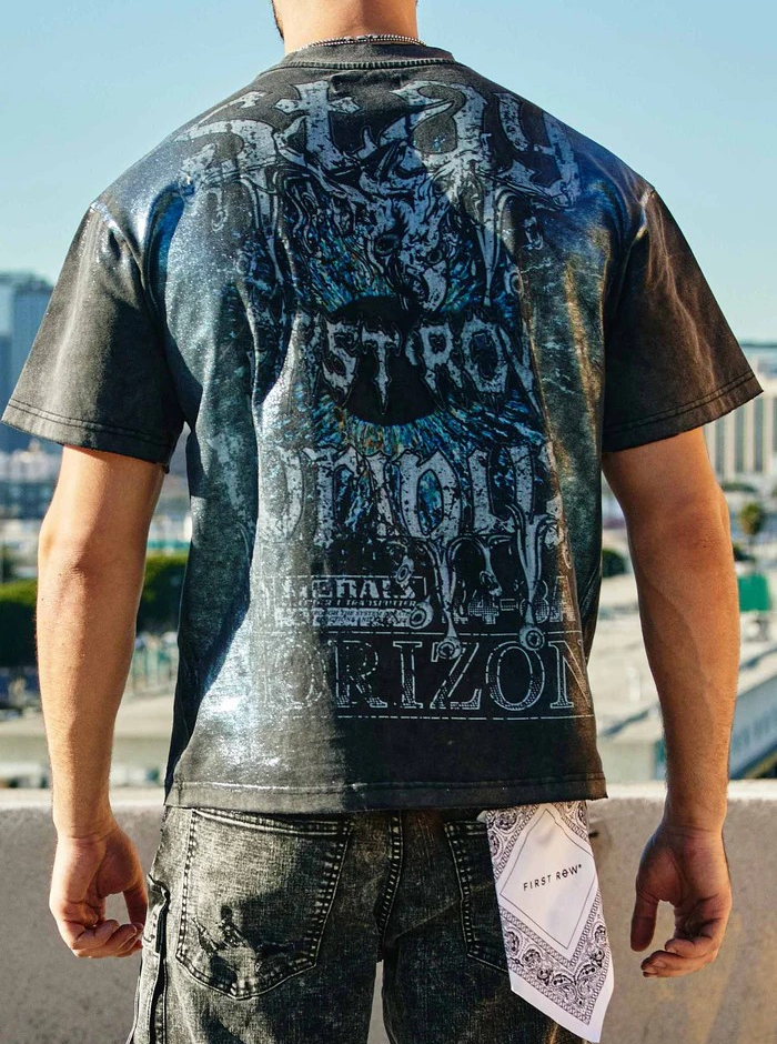 First Row "Stay Curious Eyeball Foil" Tee