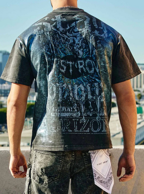 First Row Stay Curious Eyeball Foil Tee — view 2