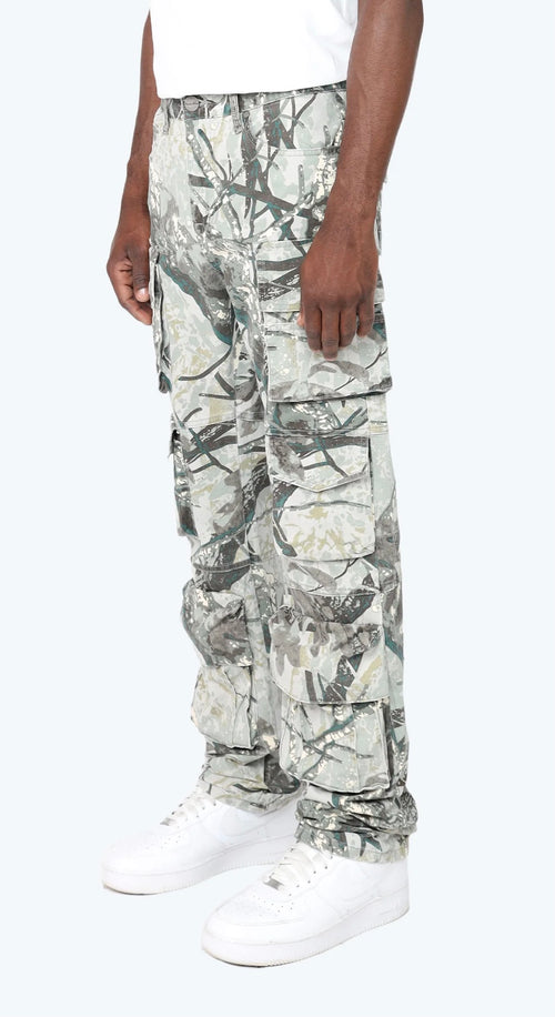 Smoke Rise Utility Twill - Wren Camo Cargo Pants — view 5