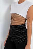 Half Embellished Top